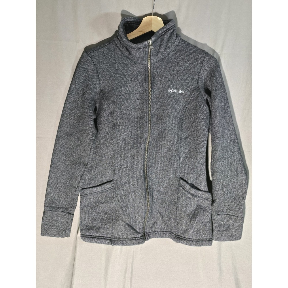Columbia Jacket Gorpcore Full zip Women l Heather Gray Pockets  Medium‎